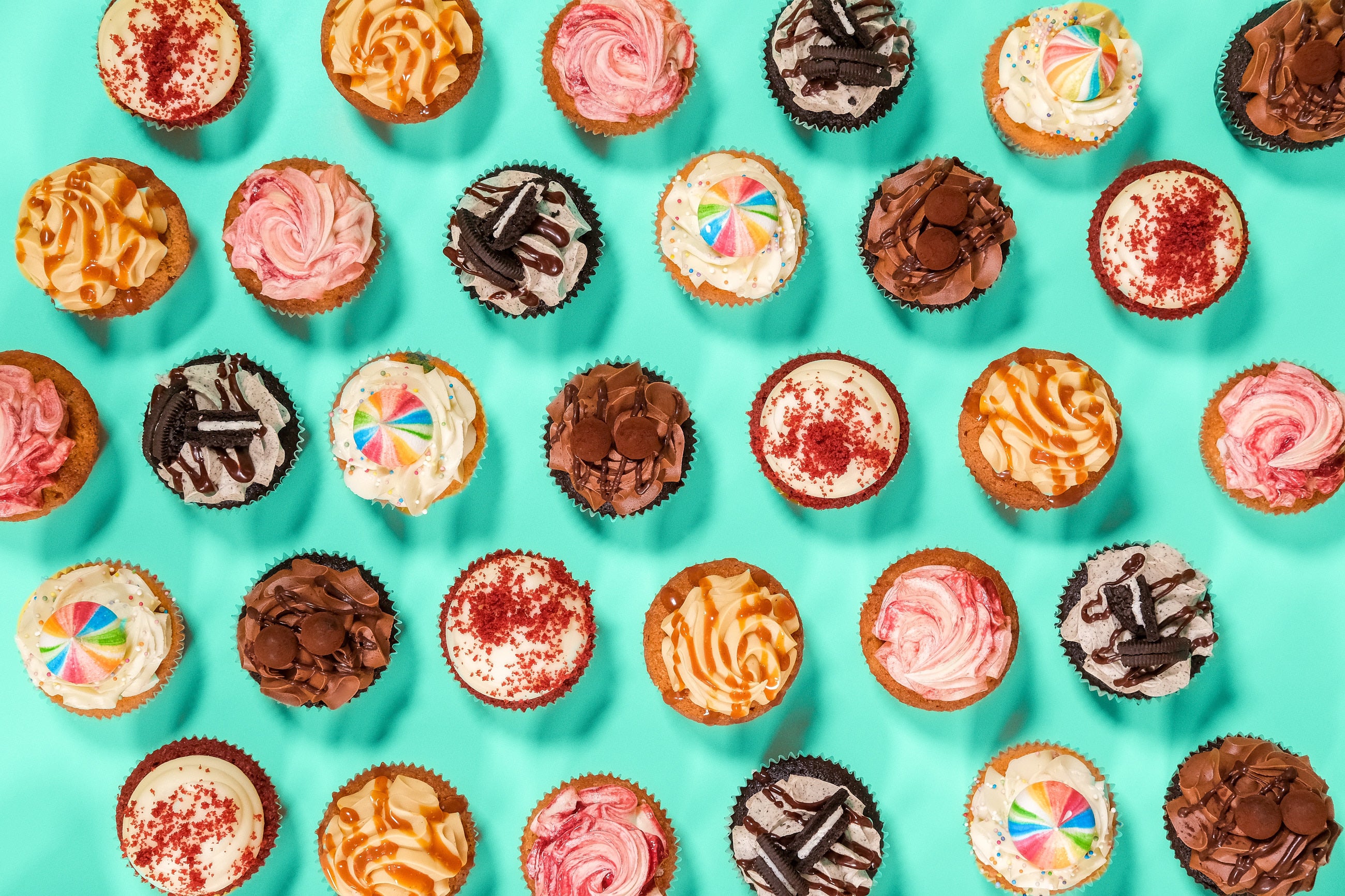 Vibrant & Colourful Cupcakes London | Delivery & Collection – Crumbs ...