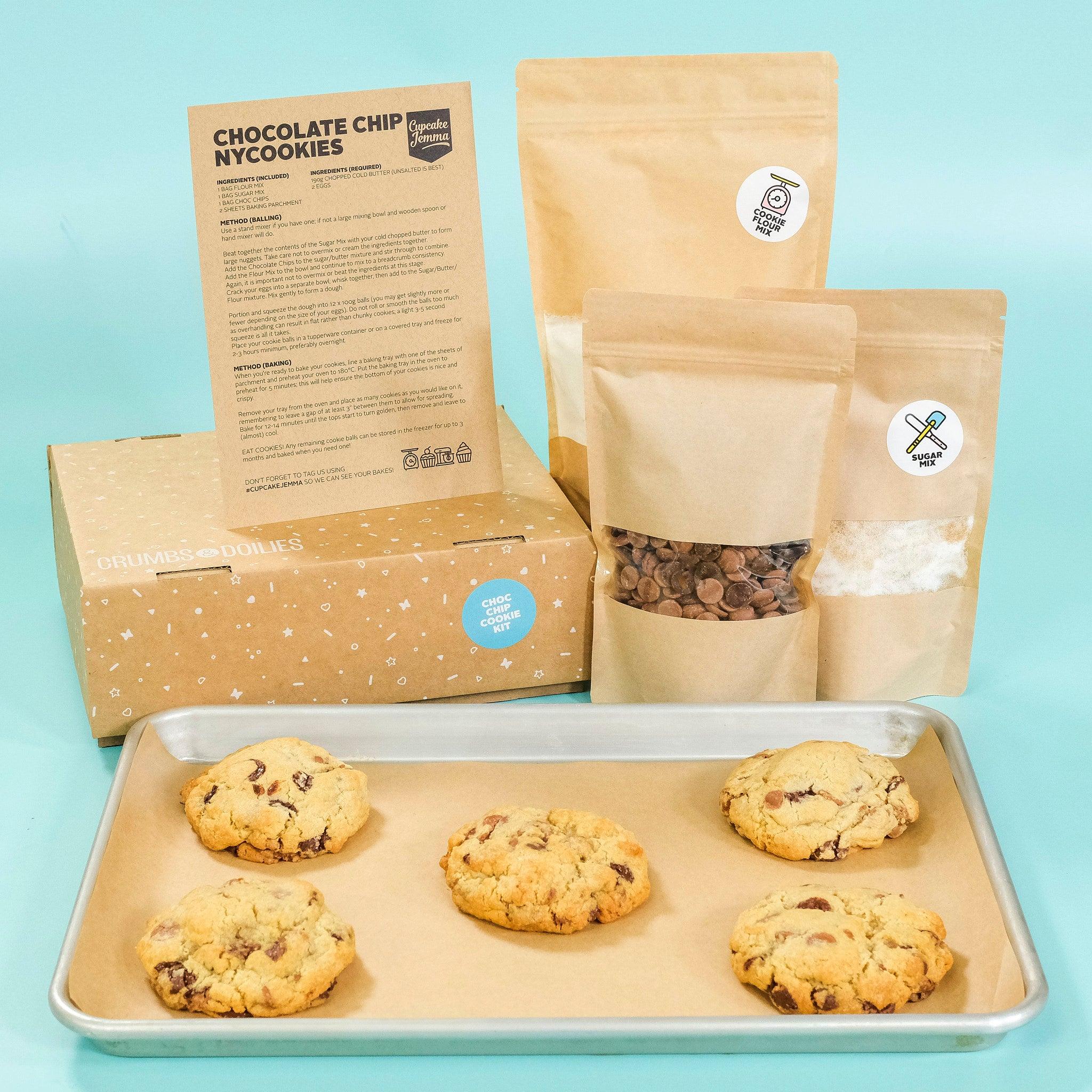 Chocolate Chip Cookie Kit | Bake at Home Cookies – Crumbs & Doilies