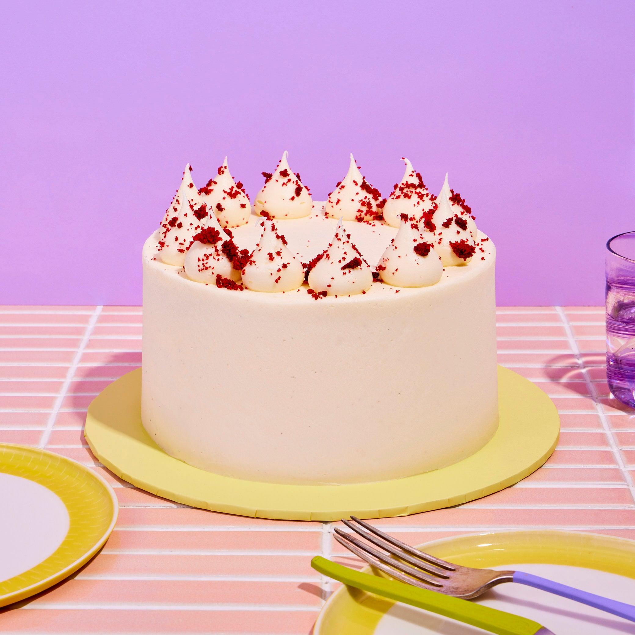 Classic Red Velvet Cake | London Delivery & Collection – Crumbs & Doilies